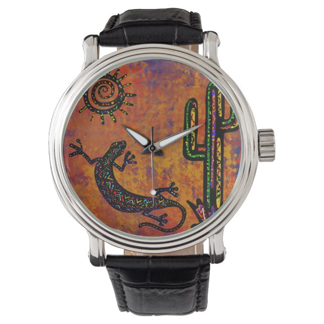 Reloj De Pulsera Arte del desierto de Arizona (Anverso)