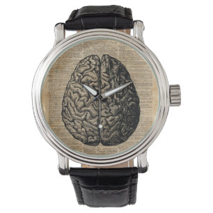 Reloj De Pulsera Arte del diccionario del ilustracion del vintage