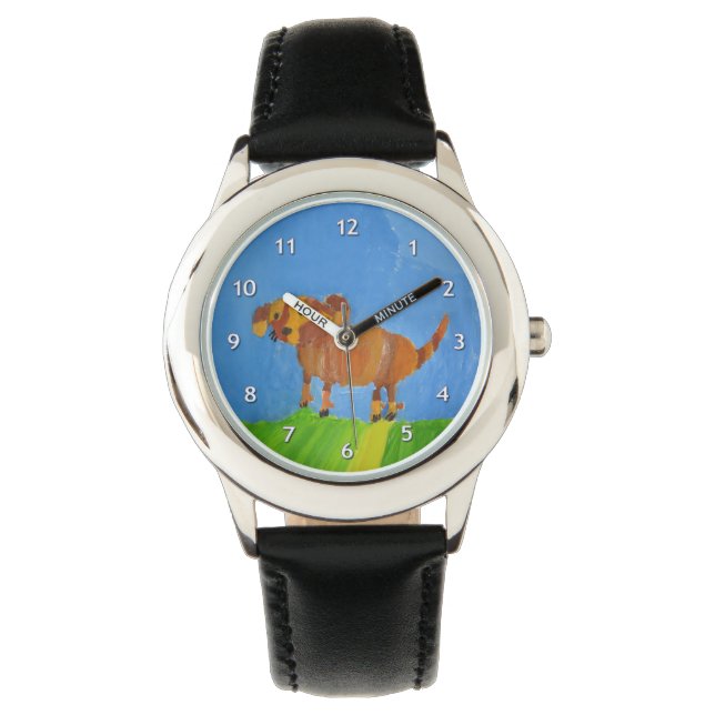 Reloj De Pulsera Arte dogmático por niños (Anverso)