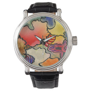 Reloj De Pulsera Arte fresco y caliente del extracto de la forma