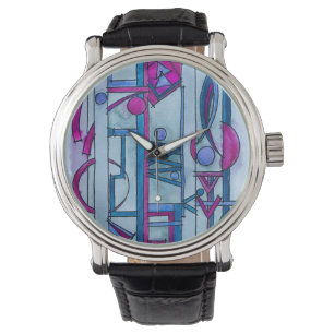 Reloj De Pulsera Arte Geométrico Bauhaus Dream-Modern de Arquitecto