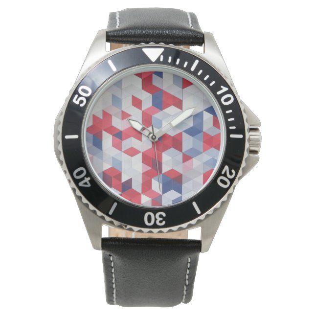 Reloj De Pulsera Arte geométrico de Bauhaus de Estados Unidos (Anverso)