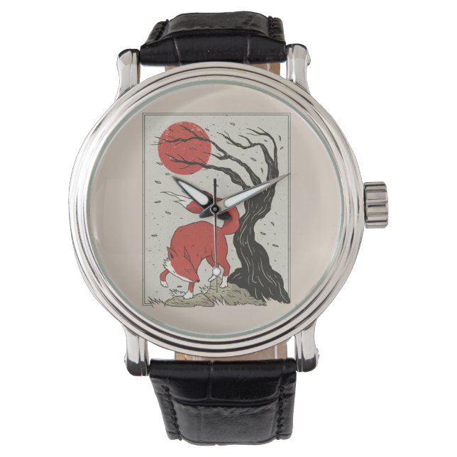 Reloj De Pulsera Arte japonés de Fox (Anverso)