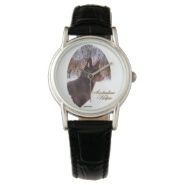 Reloj De Pulsera Arte Kelpie Dog de Australia