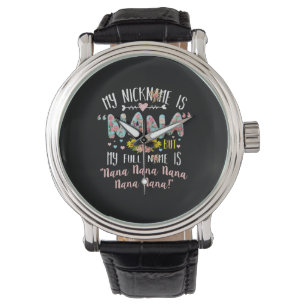 Reloj De Pulsera Arte Madre   Mi Apodo Es Nana Cumpleaños