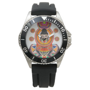Reloj De Pulsera Arte MEN WATCH de Davey AFRICANA SOLAR SYSTEM