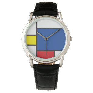 Reloj De Pulsera Arte Moderno De Stijl Geométrico Minimalista Mondr