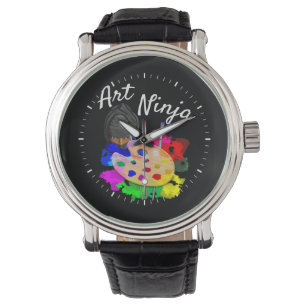 Reloj De Pulsera Arte Ninja