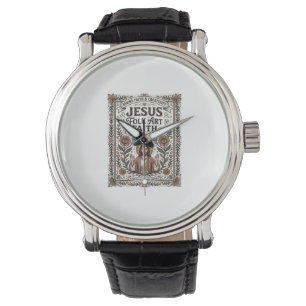 Reloj De Pulsera Arte popular de Jesús Fe arte popular cristiano
