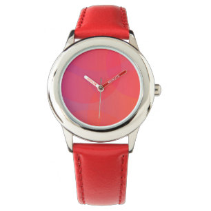 Reloj De Pulsera Arte rosa, naranja, moderno, sencillo, fresco y de