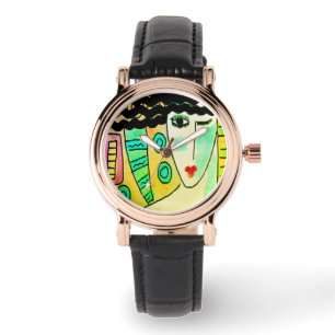 Reloj De Pulsera Arte usable abstracto enrrollado