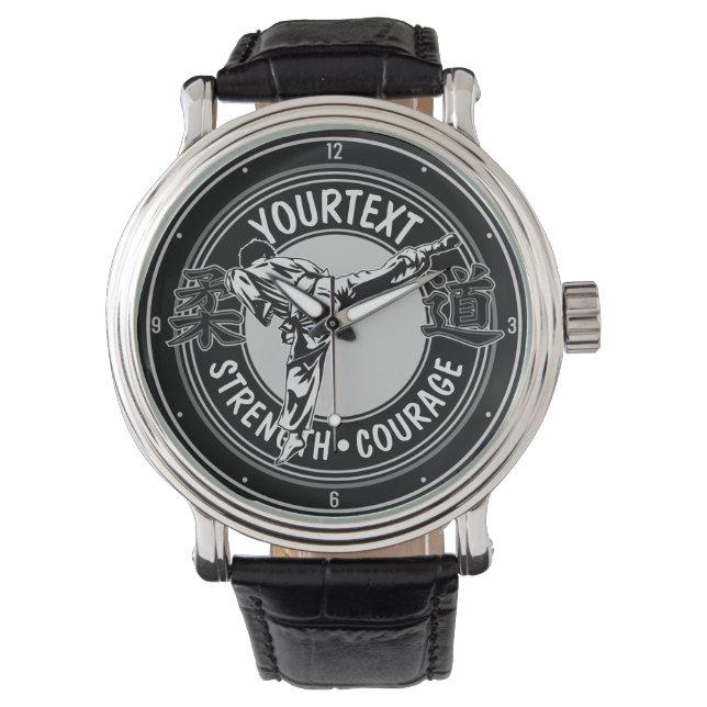 Reloj De Pulsera Artes marciales personalizadas JUDO Japan Combat S (Anverso)