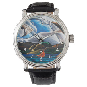 Reloj De Pulsera Arthur Dove, nubes y agua