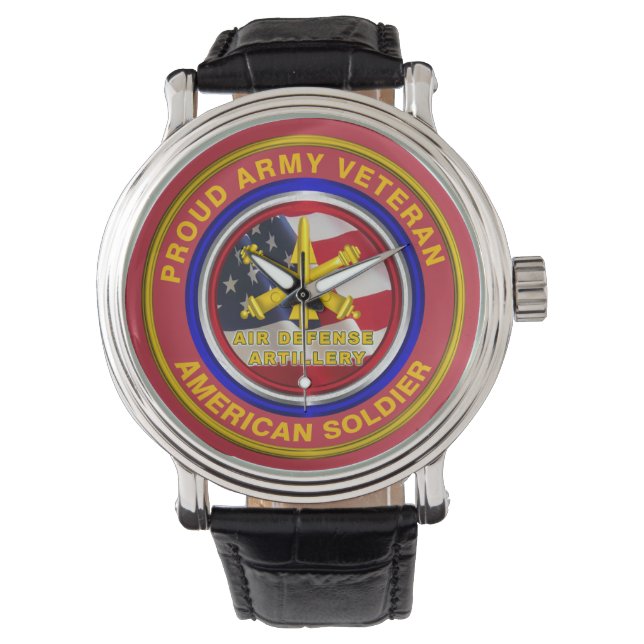 Reloj De Pulsera Artillería de Defensa Aérea del Ejército (Anverso)