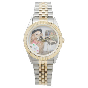 Reloj De Pulsera Artista de Golden Retriever
