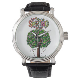 Reloj De Pulsera Artistic Spring Blossom Tree Graphic 