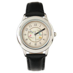 Reloj de Pulsera Artístico del Castor Trabajador -