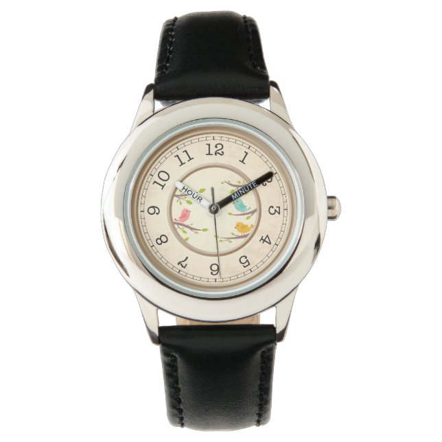 Reloj de Pulsera Artístico del Castor Trabajador - (Anverso)