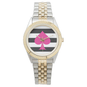 Reloj De Pulsera As rosa de espadas