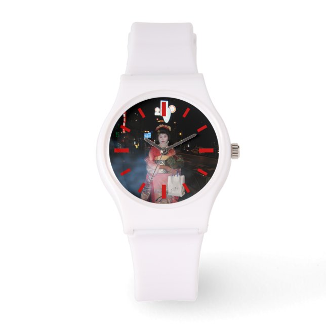 Reloj De Pulsera Asakusa Geisha Neo Tokyo (Anverso)