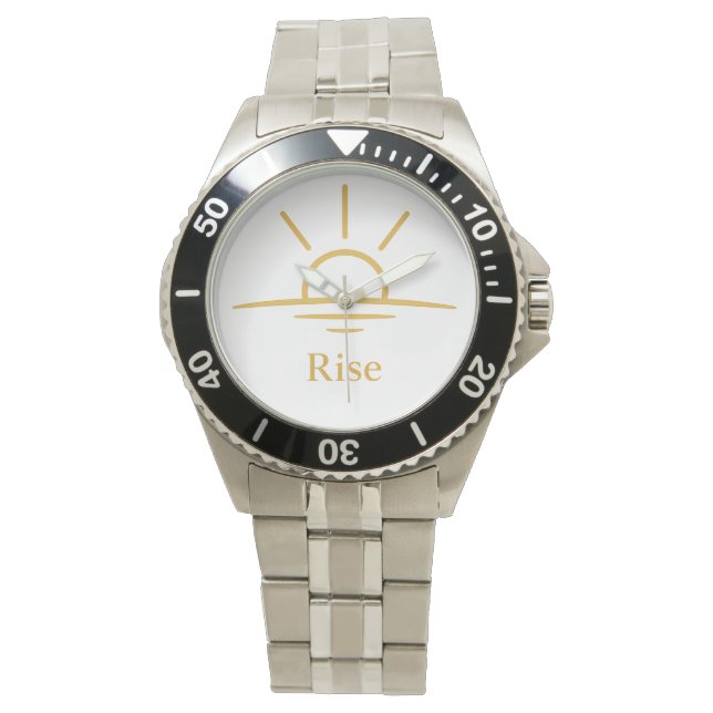 Reloj De Pulsera Ascenso — Amanecer minimalista (Anverso)