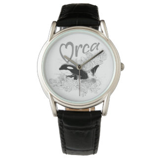 Reloj De Pulsera Asesino de Orca mientras regalo