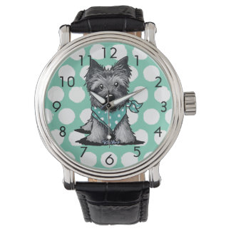 Reloj De Pulsera Ash Cairn Terrier Writing Watch