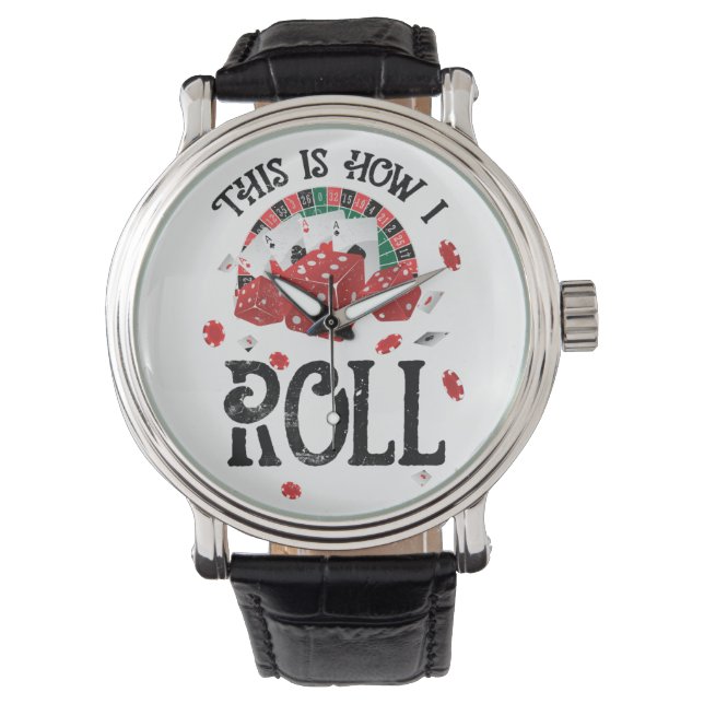 Reloj De Pulsera Así es como rollo (Anverso)