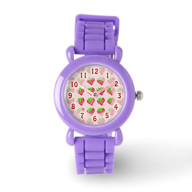 Reloj De Pulsera Así que dulce y bueno de fresa (Anverso)