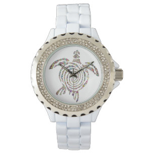 RELOJ DE PULSERA ASIENTO. TORTUGA DECORATIVA