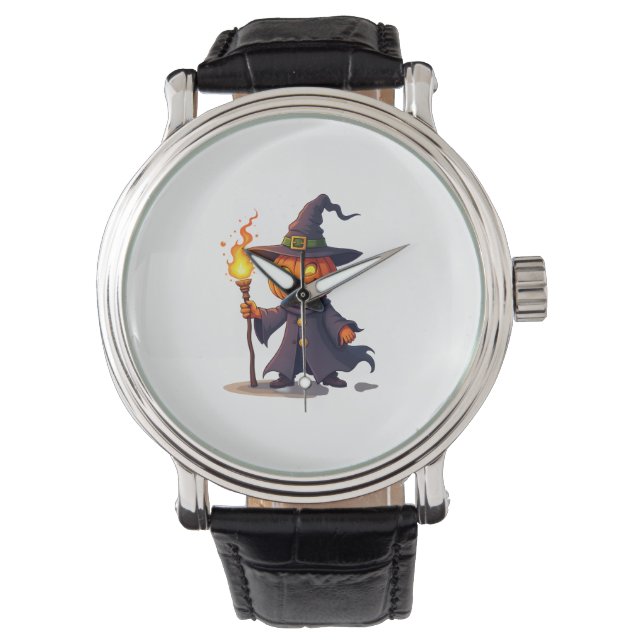 Reloj De Pulsera Asistente para calabazas - Tee mágico para hechice (Anverso)