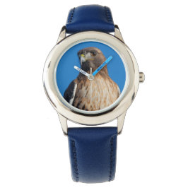 Reloj De Pulsera Asombroso ave de Hawk de presa con cola roja al so