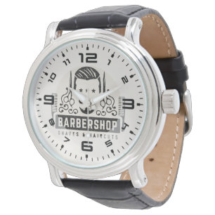 Reloj De Pulsera Aspecto de cuero de la Barbería