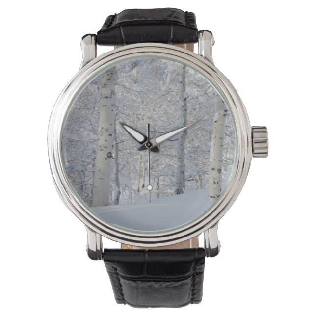 Reloj De Pulsera Aspen cubiertos de nieve, Beartrap-Desolation Ridg (Anverso)