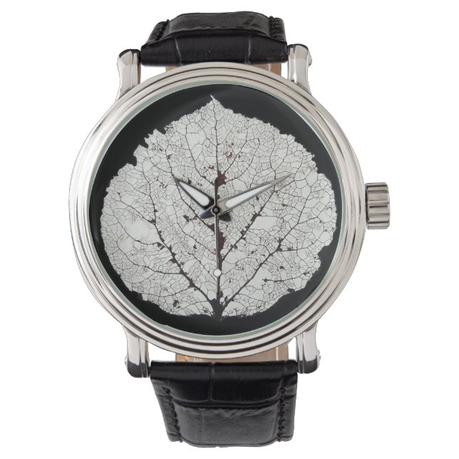 Reloj De Pulsera Aspen Leaf Skeleton 1 (Anverso)