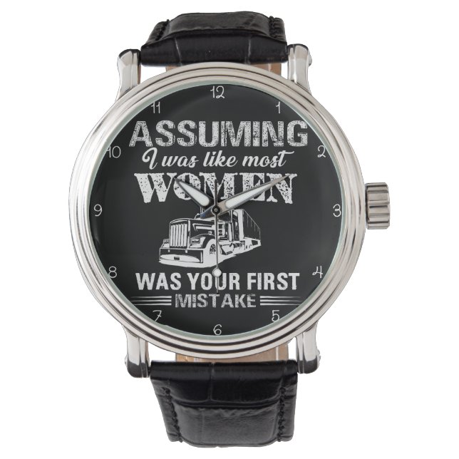 Reloj De Pulsera Assuming I Was Like Most Women (Anverso)