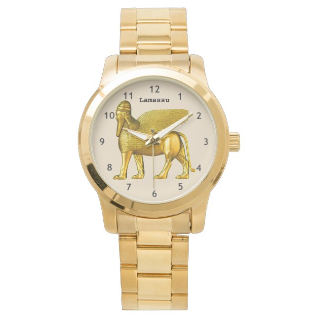 Reloj De Pulsera Assyrian Golden Lamassu eWatch (Anverso)