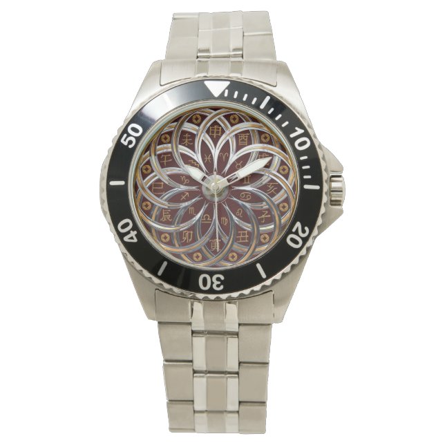 Reloj De Pulsera Astro Mandala (Anverso)