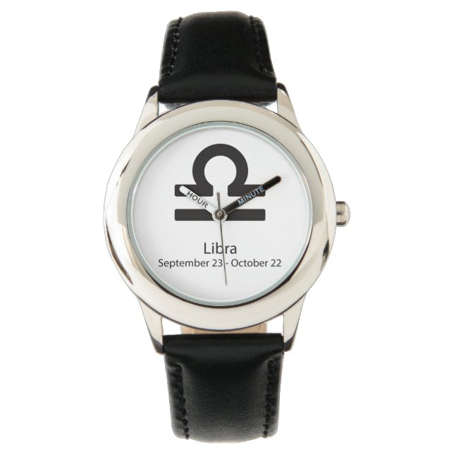 Reloj De Pulsera Astrología del Rótulo Libra Zodiac (Anverso)