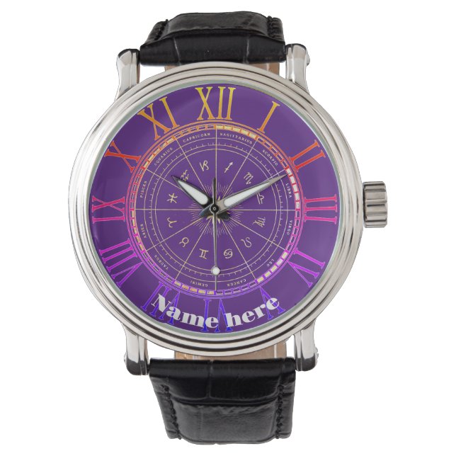 Reloj De Pulsera Astrológico (Anverso)