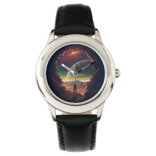 Reloj De Pulsera Astronauta Cave Space Planets Sun