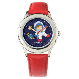 Reloj De Pulsera Astronauta de niño pequeño personalizado