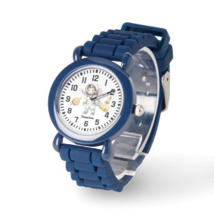 Reloj De Pulsera Astronauta de nombre personalizado de Guay
