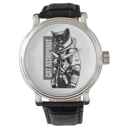 Reloj De Pulsera Astronauta Gato 