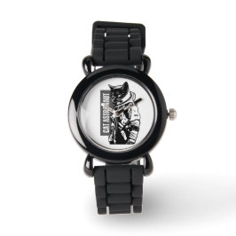 Reloj De Pulsera Astronauta Gato 