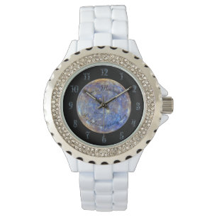 Reloj De Pulsera Astronomía de mercurio en el planeta Zodiac Tipogr