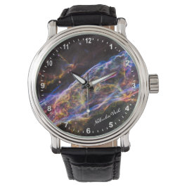 Reloj De Pulsera Astronomía y Nebula Veil Watch, Hubble / Galaxia