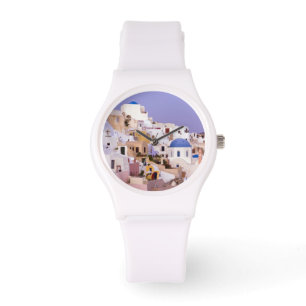 Reloj De Pulsera Atardecer al óleo, Santorini 2