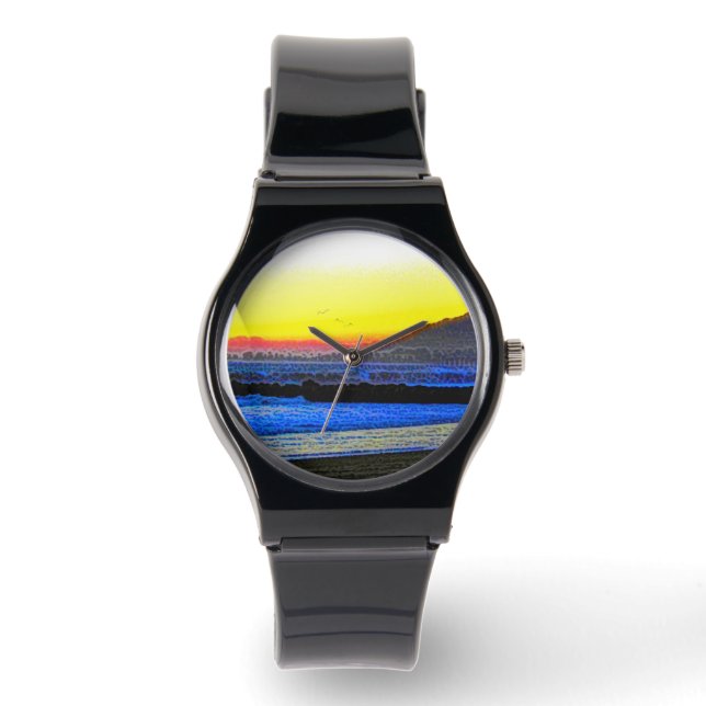 Reloj De Pulsera Atardecer Místico  (Anverso)