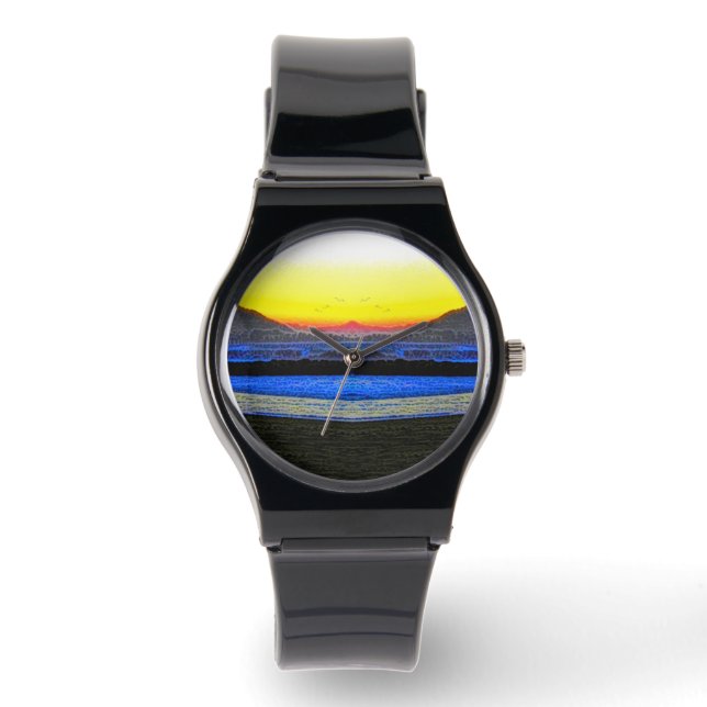 Reloj De Pulsera Atardecer Místico Doble Visión (Anverso)